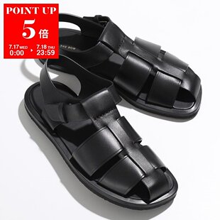 THEROWGurkha凉鞋 FISHERMAN渔夫F1343N60女士绉纱带平底凉鞋