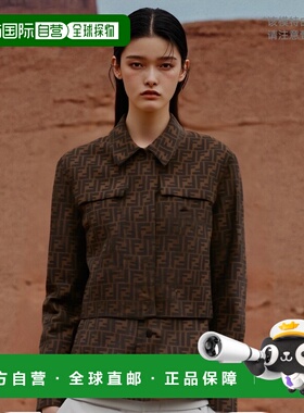 1h可退 香港直邮FENDI 女士西服 FJ7818A5W3F118W AW2024 黑色