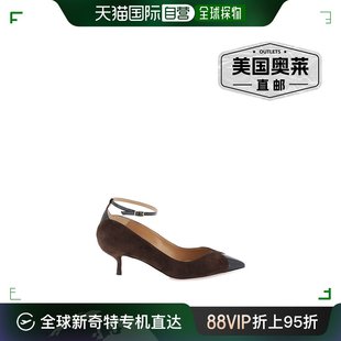 浓缩咖啡色 Aquazzura 高跟鞋 美国奥莱 Pinot 直发