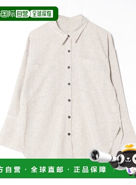 1h可退 日本直邮antiqua 女士夏季纹理长袖衬衫 ESA00217