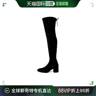 WEITZMAN 香港直邮STUART FLARELANDBOOTBLACK 女士高跟鞋