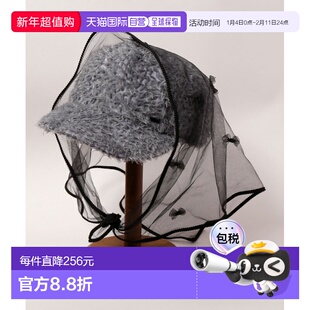 1h可退 日本直邮CA4LA 女装 费伯材质 三角巾棒球帽 设计感女帽 K