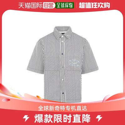 香港直邮AMIRI 男士衬衫 PS24MSS005BLACKWHITE