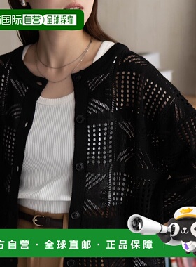 1h可退 日本直邮Howdy Marie 女士透空钩花开衫 02231600443