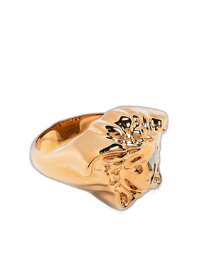 香港直邮VERSACE 男士戒指 10040651A006203J000 SS2024 黄色