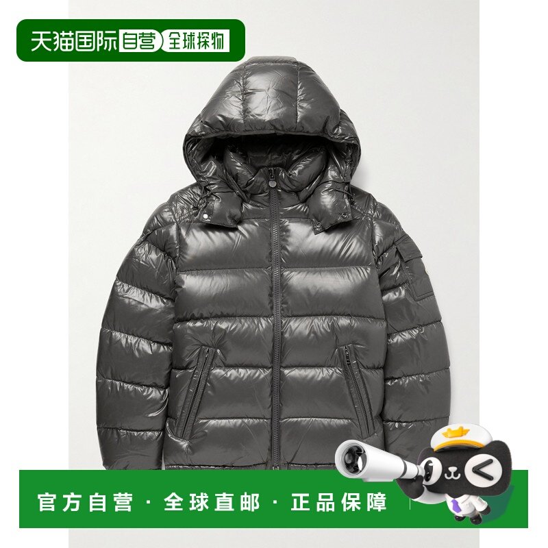 香港直邮1h可退 Moncler 盟可睐 男士 Maya Logo-Appliqued 绗缝,男装,夹克,淘宝优惠券,粉丝福利购,淘宝优惠卷