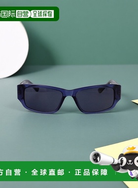 1h可退 香港直邮BALENCIAGA 男士太阳镜 BB0368SK003 AW2024 蓝色