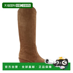 香港直邮Gianvito Rossi 吉安维托 罗西 女士 绒面革西部风格靴子