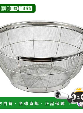 【日本直邮】PearlMetal珍珠金属厨房滤水盆40cm不锈钢AtAQUA HB-
