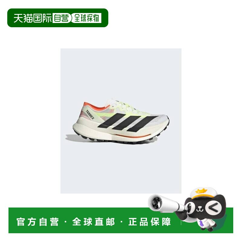 韩国直邮Adidas JR9110 跑步鞋 女款 云白色/核心黑色/银色