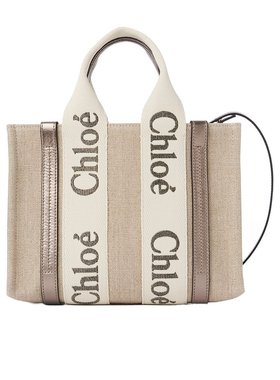 CHLOÉ 女士斜挎包 C25SS397O81074 SS2025 花色 小号Woody单肩包