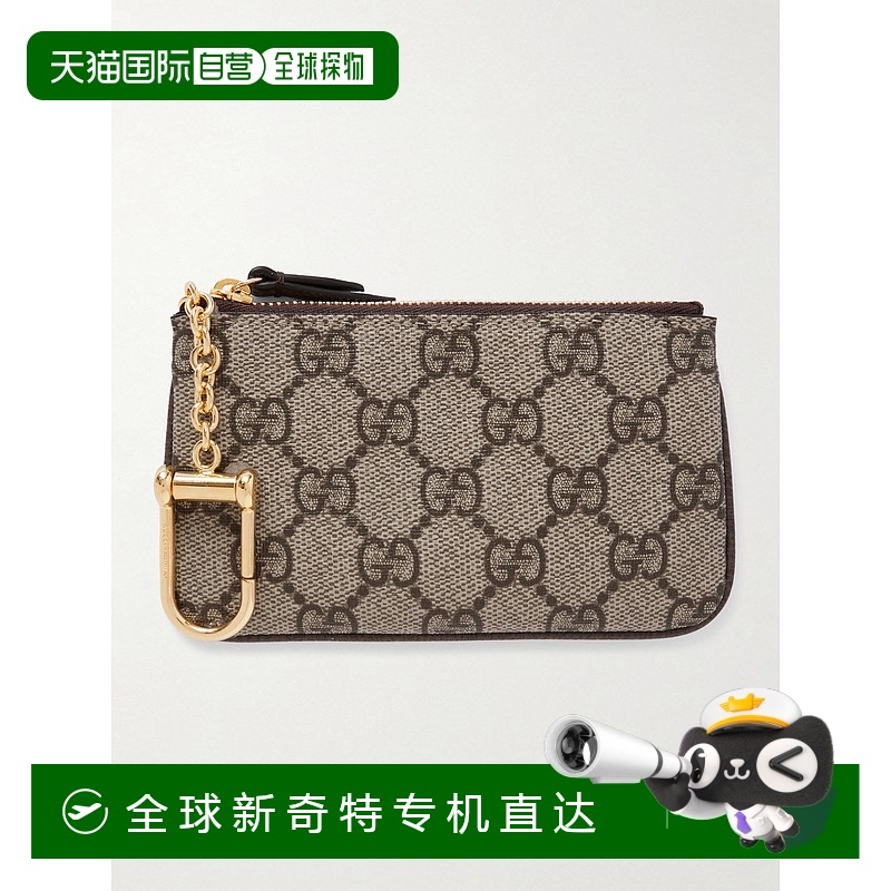 1h可退 香港直邮潮奢 Gucci 古驰 女士 OPHIDIA 拉链钥匙包 77232