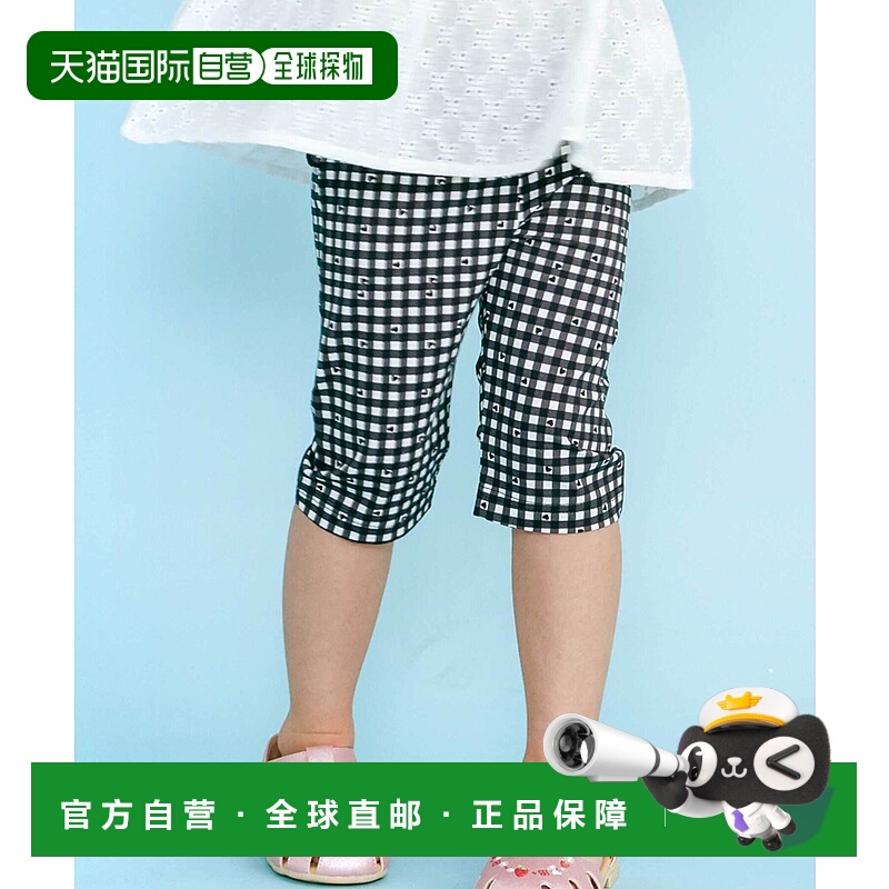 1h可退 日本直邮SLAP SLIP儿童夏季接触冷感五分裤 leggings可爱