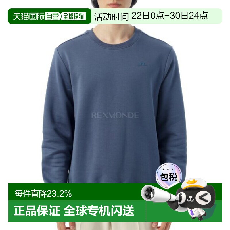 韩国直邮J.LINDEBERG Alpha 圆领衫 (AMJS13450-O319) 胡德/船员 - 实物图