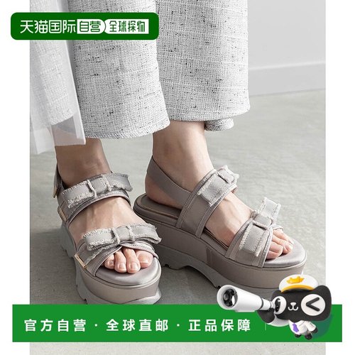 日本直邮RANDA 流苏丝带运动凉鞋 RA041BW016245 黑色厚底