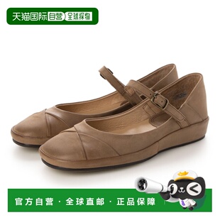 日本直邮日本直邮SAYA 51233 3厘米平底玛丽珍鞋（深棕色）