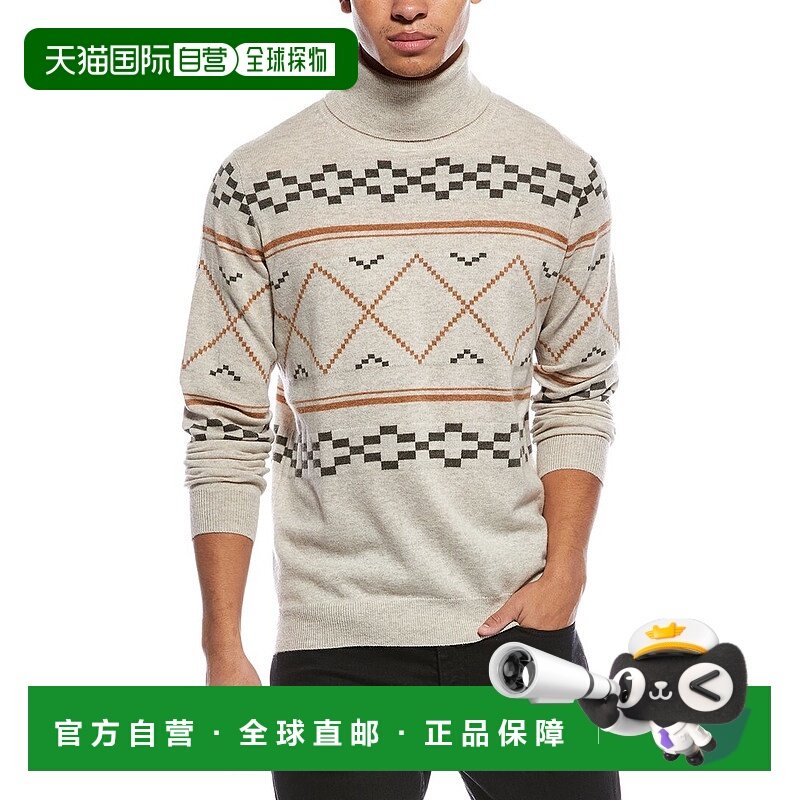 自营Brodie Cashmere Fairisle Wool & Cashmere-Blend Turtlenec