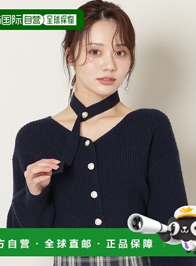 1h可退 日本直邮WILLSELECTION 女装 V领针织上衣 附项链设计 200
