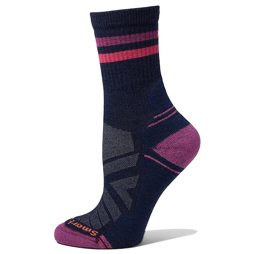 潮奢 smartwool 女士 Hike Crew 浅圆管条纹抱枕