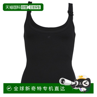 Courreges 搭扣 香港直邮潮奢 女士 罗纹背心上衣
