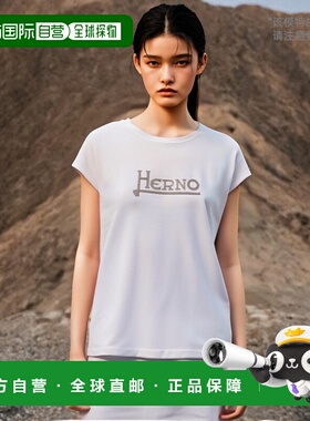 1h可退 香港直邮HERNO 女士衬衫 JG000211D520091080 SS2024 白色