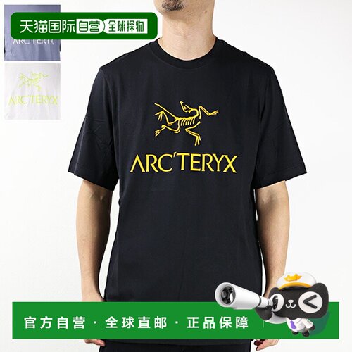 ARC'TERYX Arc' Word Logo T恤短袖圆领棉质鸟标志常规版