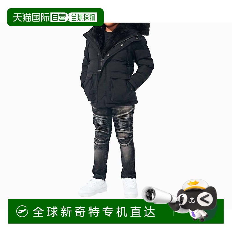 自营jordan craig儿童 Fargo Parka 2.0 黑色夹克 - 黑色 【美国