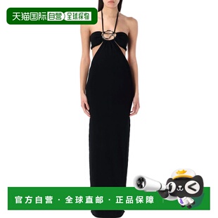 1h可退 香港直邮Coperni 女士 针织挂脖长款连衣裙 COPML135Y3010