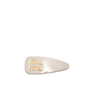 黄色 MIU SS2025 5IF0922CT4F0846 徽标发饰 女士手拿包