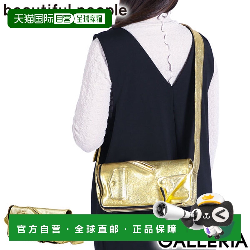 日本直邮Beautiful People 女士单肩包斜挎包斜挎包轻便小巧皮革R