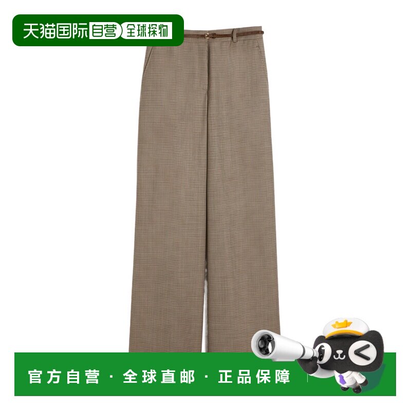 1h可退 香港直邮MAX MARA 女士休闲裤 6131056106001 AW2025 棕色 - 天猫国际全球探物出品