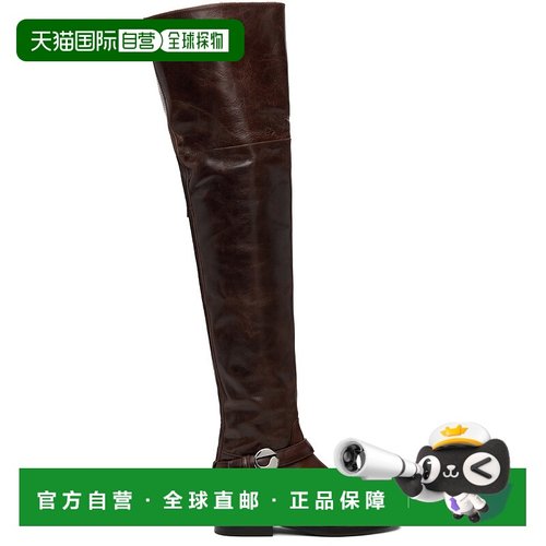 1h可退 香港直邮Coperni 女士 棕色 Belt High Cavalier 高筒靴 C