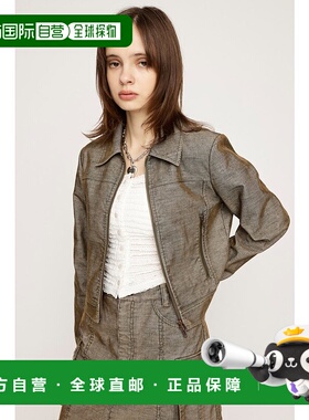 日本直邮SLY WASHED CORDUROY RIDERS夹克 [SL3994EW23213] 灰色