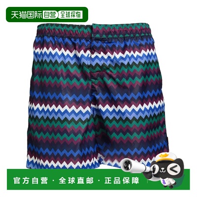1h可退 香港直邮MISSONI 米索尼 男士 泳裤 red红色 舒适时尚短裤