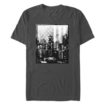 Fifth Sun|男士通用 Additude Distressed Skyline 短袖 T 恤