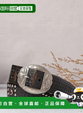 自营欧洲直邮RALPH LAUREN拉夫劳伦RRL铆钉皮带腰带