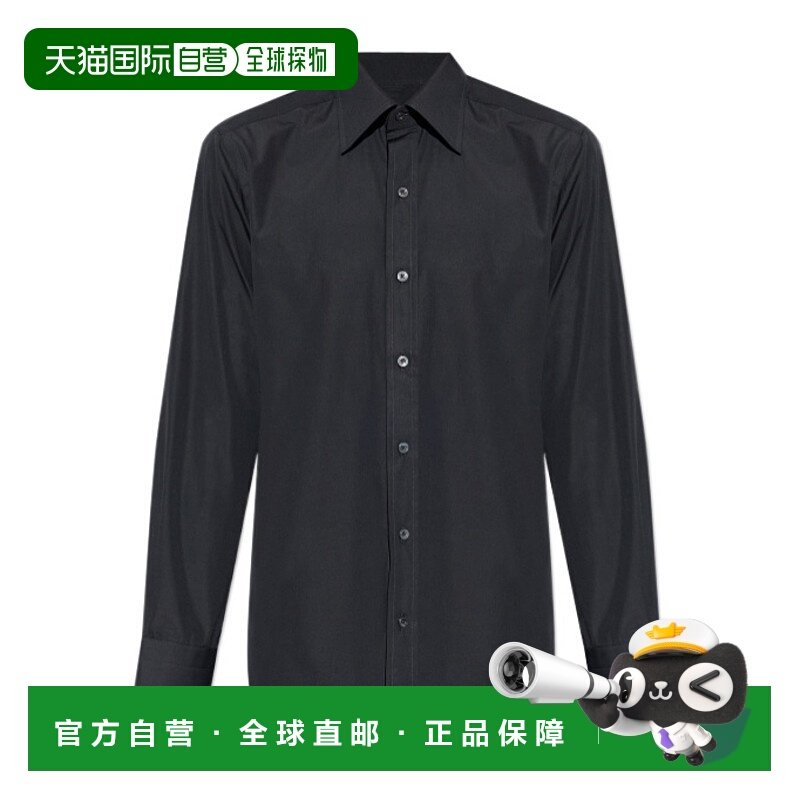 1h可退 香港直邮TOM FORD 男士衬衫 HSBC01CGS11NAA SS2026 黑色