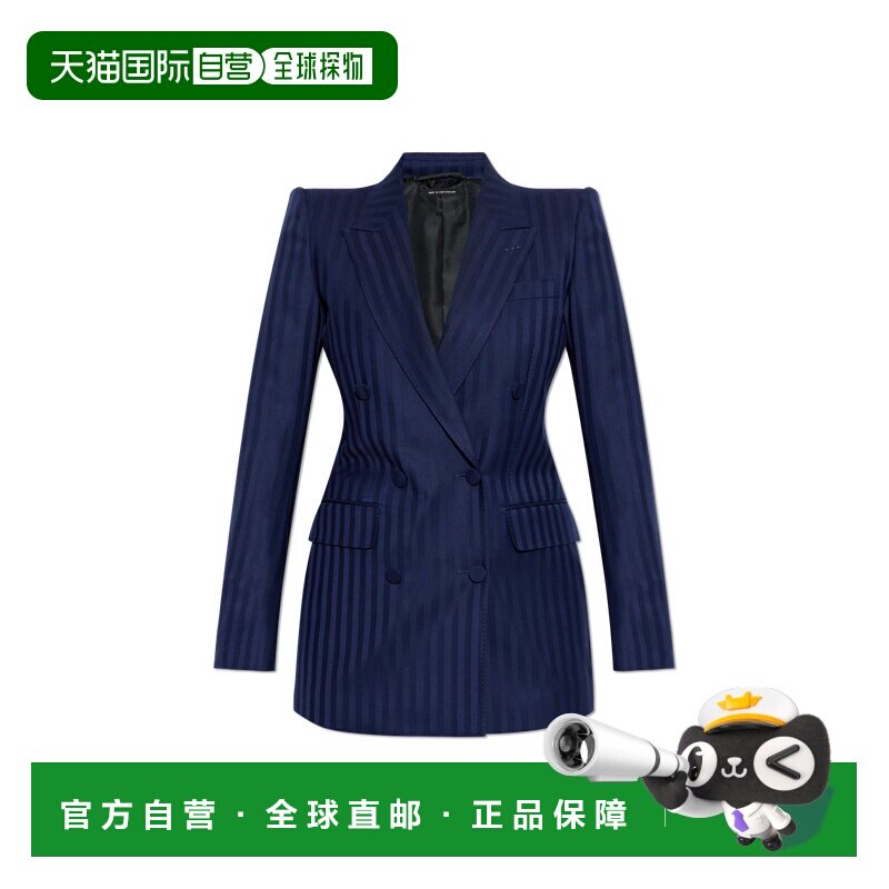 1h可退 香港直邮TOM FORD 女士西服 GI3040FAX1697UDB SS2026 黑