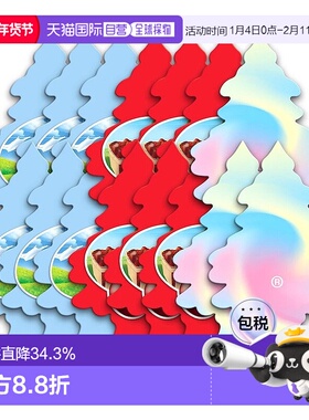 韩国直邮Little Trees美国小树汽车香片30片车内香薰车载香水挂件