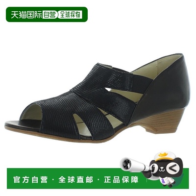 自营amalfi by rangoniDenver Womens Leather Cut-Out Wedge San