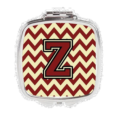 自营 Carolines Treasures CJ1061-ZSCM 字母 Z 雪佛龙栗色和金色