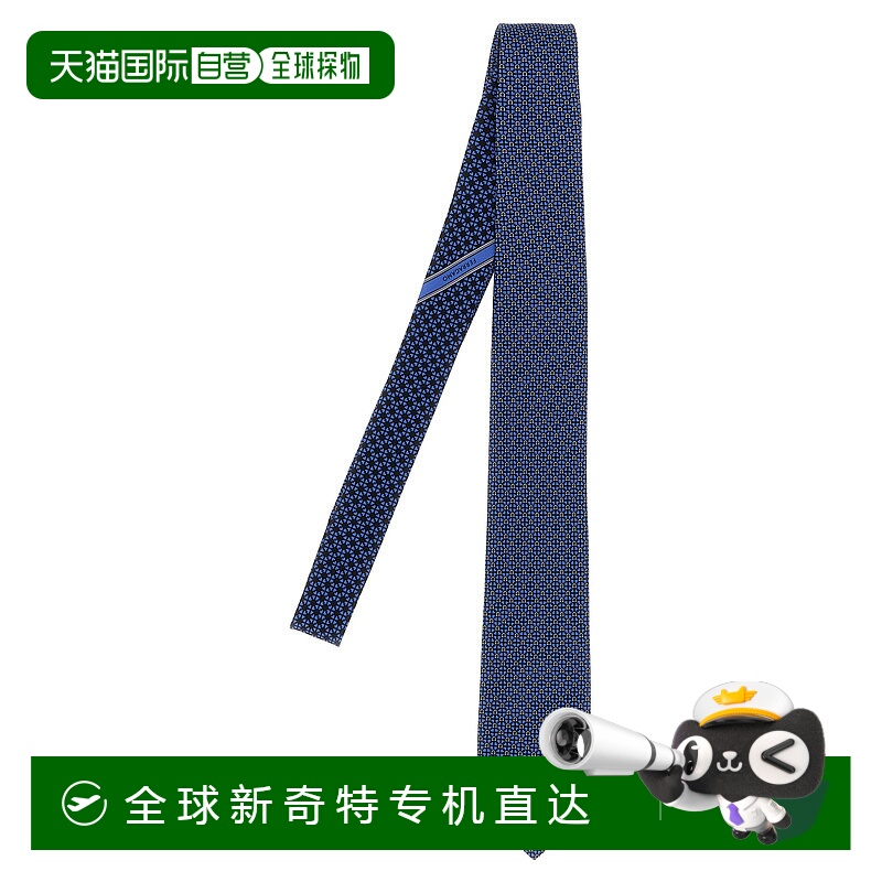 1h可退 香港直邮SALVATORE FERRAGAMO 男士领带 784220BLUEPATTER