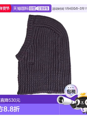 香港直邮Y-3 男士帽子 KC0416 AW2025 灰色 针织巴拉克拉法帽子