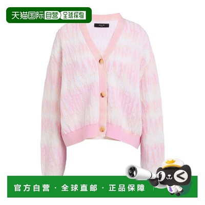 1h可退 香港直邮AMIRI 女士 针织开衫 pink粉色 舒适时尚