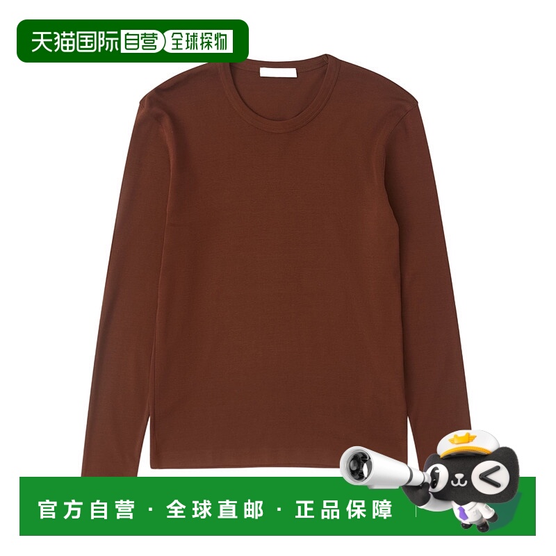 1h可退 香港直邮LEMAIRE 女士T恤 TO1441LJ1016BR402 AW2025 棕色