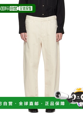 1h可退 香港直邮Lemaire 男士 灰白色 Maxi Workwear 牛仔裤 PA12