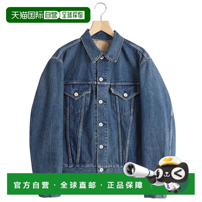 1h可退 日本直邮HERILL男装宽松版型丹宁夹克 半旧化设计原创面料