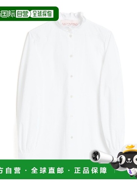 香港直邮VALENTINO 女士衬衫 BAB7M55A6001 SS2025 白色