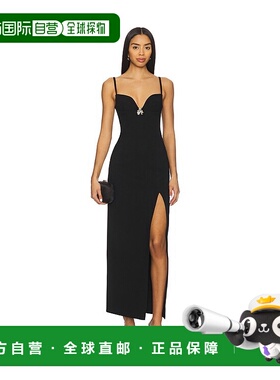 1h可退 香港直邮潮奢 Blumarine 蓝色情人 女士 绉纱双连衣裙 A54