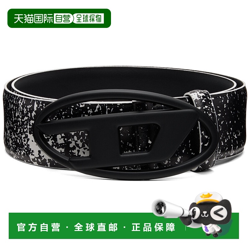 1h可退 香港直邮Diesel 迪赛 男士 黑色 B-1dr 腰带 X10133P8236